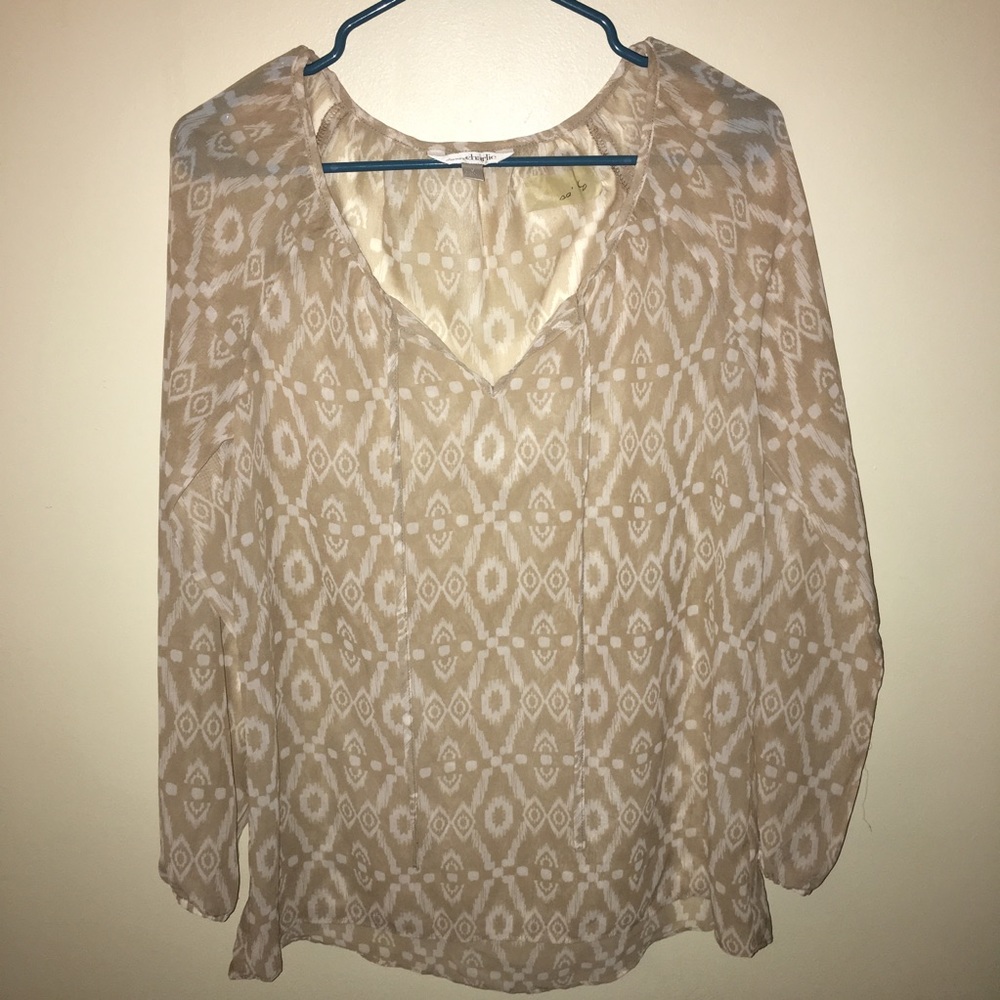 Charming Charlie Sheer Blouse